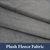 Plush Fleece fabric swatch. One of two fabrics on the Tuc Original Weighted Blanket.