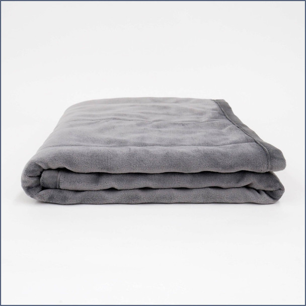 Tuc Kids Warm Weighted Blanket folded on white background.