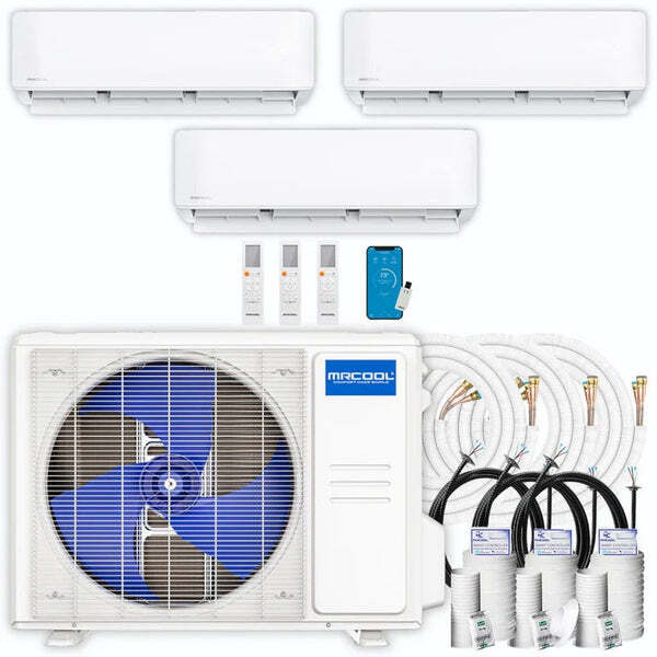 3-Zone Ductless Mini-Split Systems