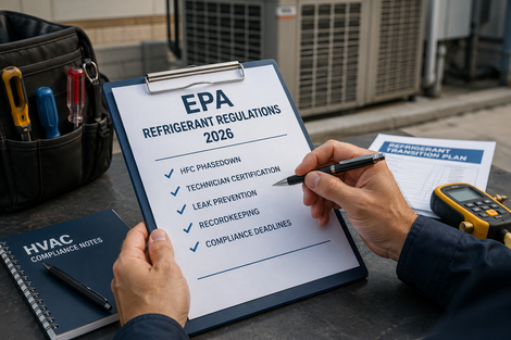 R-410A Phaseout Timeline: 2026 EPA Compliance Guide for HVAC