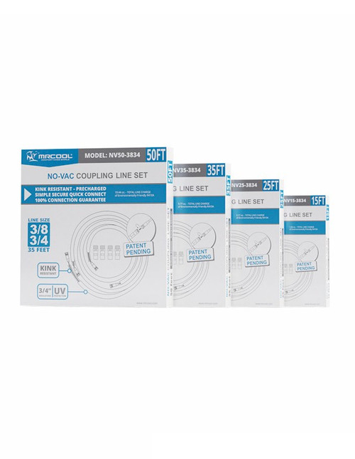 MRCOOL DIY 5th Gen 35 Ft. Pre-Charged Quick Connect Line Set with DIY Pro Cable, 3/8" x 5/8", for DIY 24K & 36K Indoor Mini Split Air Handler (DIY35-3858C-O)