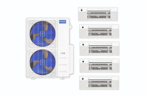 MRCOOL DIY 5th Gen Multi-Zone 5-Zone 36,000 BTU 23 SEER2 (6K + 9K + 9K + 9K + 12K) Ductless Mini-Split Air Conditioner and Heat Pump with Ceiling Cassettes