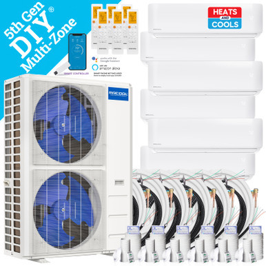 MRCOOL DIY-MULTI6-48HP230D-O exact included equipment image