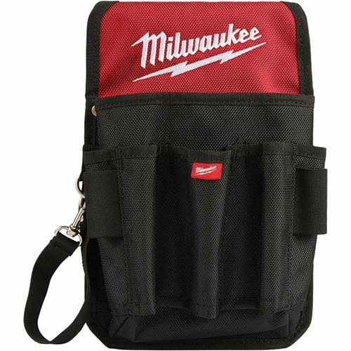 Milwaukee Tool Tool Pouch: 9 Pockets, Black HVAC part
