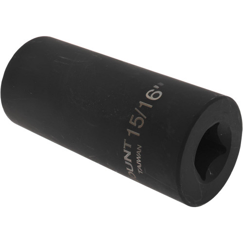 Paramount Impact Socket: 1/2"" Drive, 15/16"" Socket, Hex Drive HVAC part