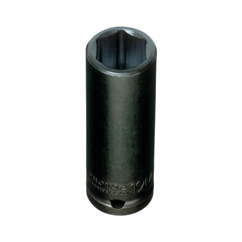 Proto Impact Socket: 1/2"" Drive, 19 mm Socket, Hex Drive HVAC part