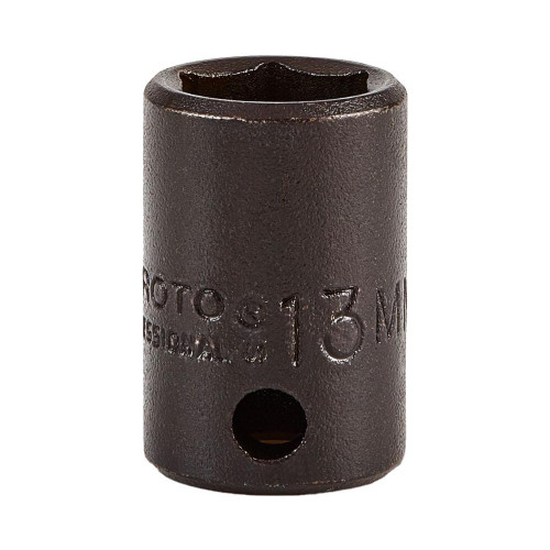 Proto Impact Socket: 3/8"" Drive, 13 mm Socket, Hex Drive HVAC part