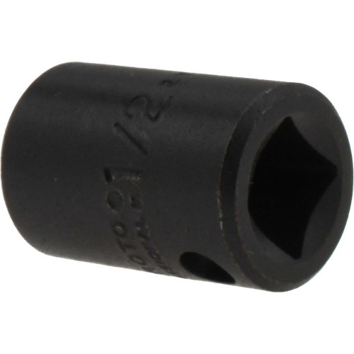 Impact Socket: 3/8"" Drive, 1/2"" Socket, Hex Drive