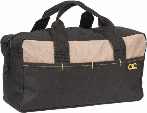 CLC Tool Bags & Totes: Holder Type: Tool Bag; Closure Type: Zipper; Material: Polyester; Color: Blac