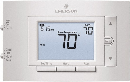 50 to 99°F, 2 Heat, 1 Cool, Digital Programmable Multi-Stage Thermostat