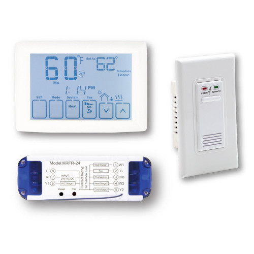 King Electric Thermostats: Thermostat Type: RF 7-Day 24V Programmable