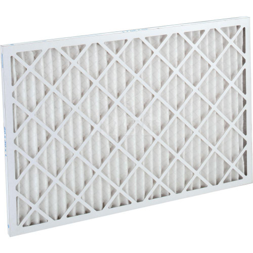 Pleated Air Filter: Wire-Backed Pleated, MERV 8, Synthetic, 35% Efficient, 20" High, 30" Wide, 1" Deep (Min. Order: 1...