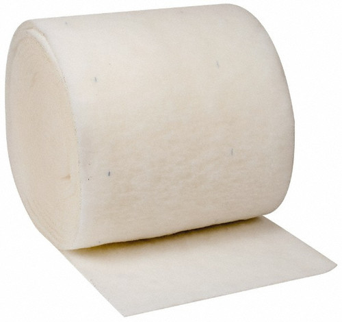 Panel Air Filter: 30" Wide, MERV 5, 30% Efficiency (Sold as 1 Roll — 90 ft)