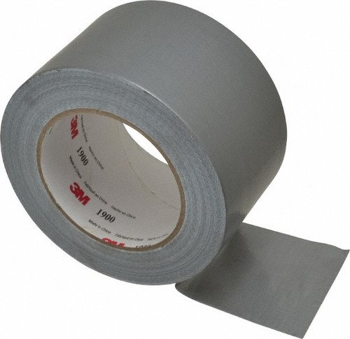 3M 3 inch wide silver polyethylene foam duct tape with rubber adhesive for HVAC duct sealing and insulation