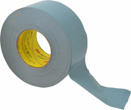 3M 3 inch wide blue polyethylene foam duct tape with high strength rubber adhesive for HVAC duct sealing and insulation