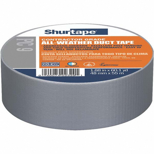 Shurtape 48 mm wide polyethylene foam duct tape 55 m long for HVAC duct sealing and insulation