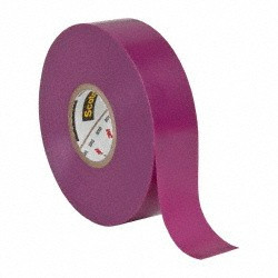 3M purple electrical tape 3/4 inch wide 66 feet long medium temperature insulation tape