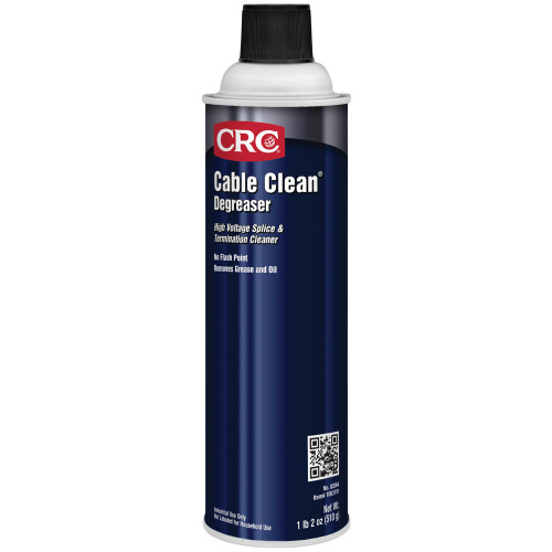 CRC Cable Clean Degreaser 18oz for removing grease and dirt from electrical cables in HVAC systems