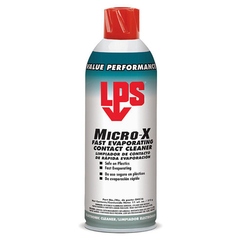 LPS Contact Cleaner 16 oz Aerosol Can for fast cleaning of electrical contacts in HVAC systems