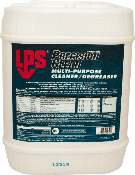 LPS Contact Cleaner 5 gallon pail for bulk cleaning of electrical contacts in HVAC and industrial applications