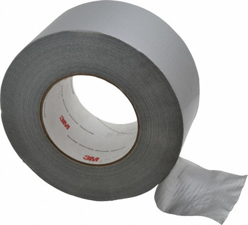 3M 3 inch wide 9 mil polyethylene foam duct tape silver with rubber adhesive for HVAC sealing