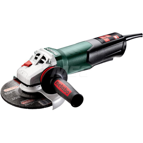 Metabo 6 inch corded angle grinder with paddle switch and 10,000 RPM for HVAC metal cutting