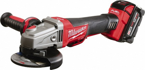 Milwaukee 4-1/2 inch corded angle grinder with paddle switch for HVAC and industrial use