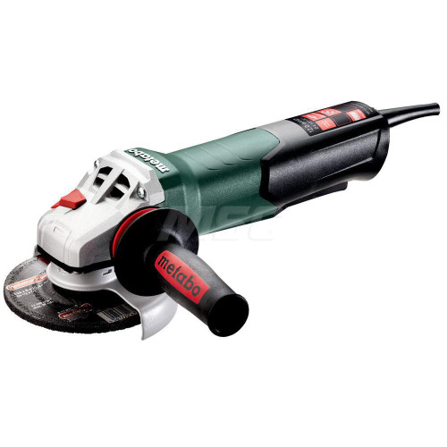 Metabo 4-1/2 to 5 inch corded angle grinder with no lock-on paddle switch for HVAC and industrial use