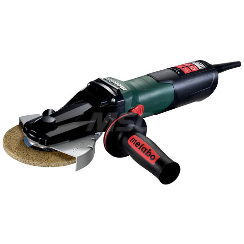 Metabo 5 inch variable speed corded angle grinder with paddle lock-on switch for HVAC metalwork