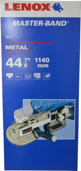 Lenox - Portable Bandsaw Blade: 1/2" Wide, 0.023" Thick, 10 to 14 TPI