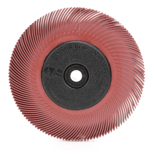 3M - Radial Bristle Brush: 6" Dia, 1" Center Hole, Ceramic