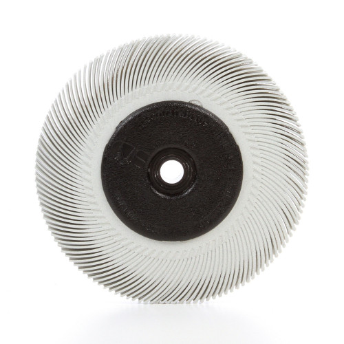 3M - Radial Bristle Brush: 6" Dia, 1" Center Hole, Ceramic