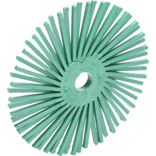 3M 3M - Radial Bristle Brush: 3" Dia, 3/8" Center Hole, Ceramic HVAC part