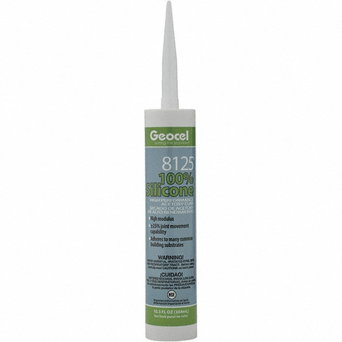 Geocel - Cure Sealant: 10.3 oz Tube, Clear, Silicone