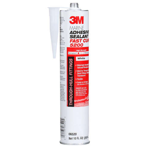 3M - Marine Adhesive Sealant: 295 Ml Cartridge, White, Polyurethane