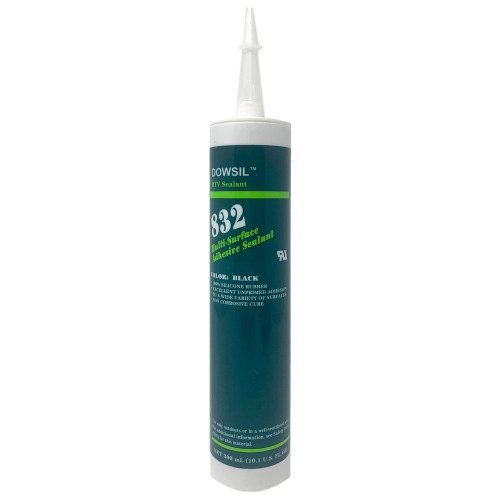 DOWSIL - DOWSIL™ 832 Multi-Surface Adhesive Sealant, 300 mL, Black