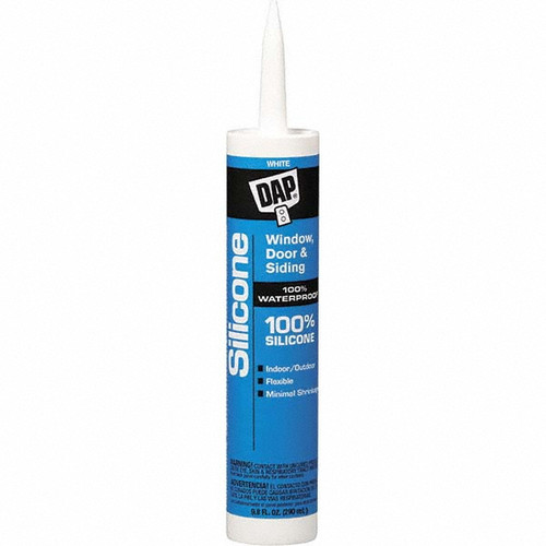 DAP® - Joint Sealant: 10.1 oz Tube, White, RTV Silicone