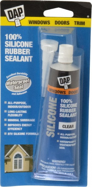 DAP® - Joint Sealant: 2.8 oz Tube, Clear, RTV Silicone