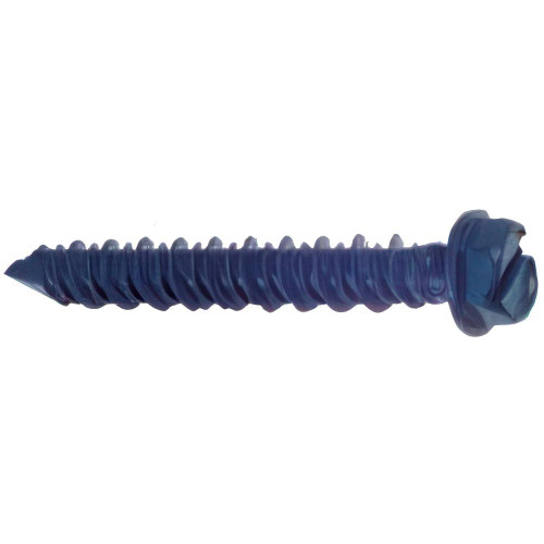 ITW Buildex - Concrete & Masonry Screw: 1/4" Dia, 6" OAL