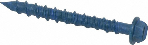 ITW Buildex - Concrete & Masonry Fastener: 3/16" Dia, 1-3/4" Length Under Head, Hex Drive