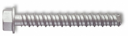 Buildex - Concrete & Masonry Screw: 1/2" Dia, 5" OAL