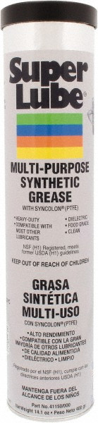 Super Lube - General Purpose Grease: 14.1 oz Cartridge, Synthetic with Syncolon