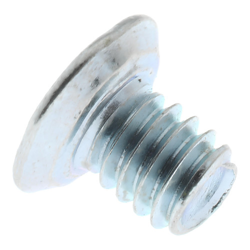 Machine Screw: #8-32, 1/4" Overall Length, Flat Head, Phillips - Grade 2 Steel, Zinc Finish