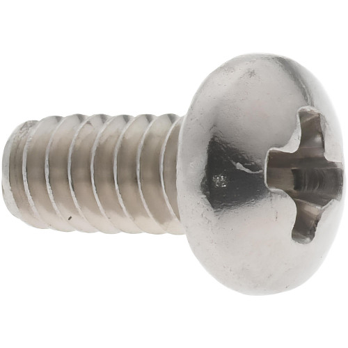 Machine Screw: #4-40, 1/4" Length Under Head, Pan Head, Phillips - Grade 18-8 Stainless Steel, Bright/Uncoated Finish