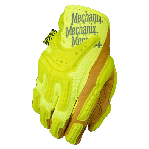 Mechanix Wear - Work Gloves:  CG40-91, Size Medium, Leather Lined, Leather, Impact