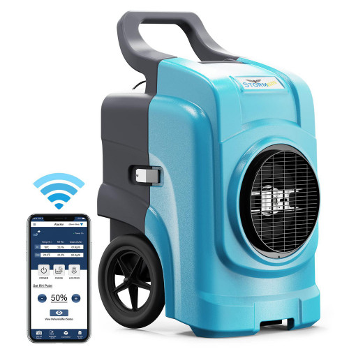 AlorAir Dehumidifiers: Dehumidifier Type: Smart Wi-Fi; Saturation Capacity: 270 PPD; Depth (Inch): 26