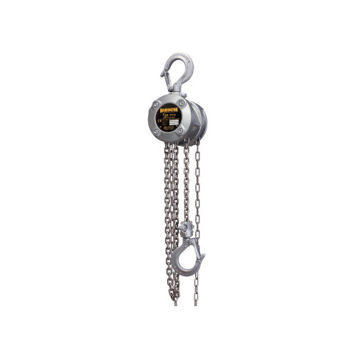 Harrington Hoist Manual Hand Chain Hoist: 500 lb Capacity, 10' Max Lift