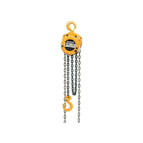 Harrington Hoist Manual Hand Chain Hoist: 2000 lb Capacity, 15' Max Lift