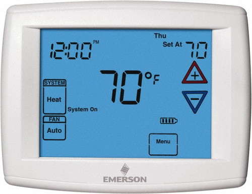White-Rodgers 1F95-1277 Digital HVAC Thermostat - Front View