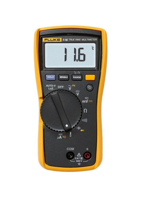 Fluke 116 HVAC Multimeter – True RMS Digital Multimeter for HVAC Technicians